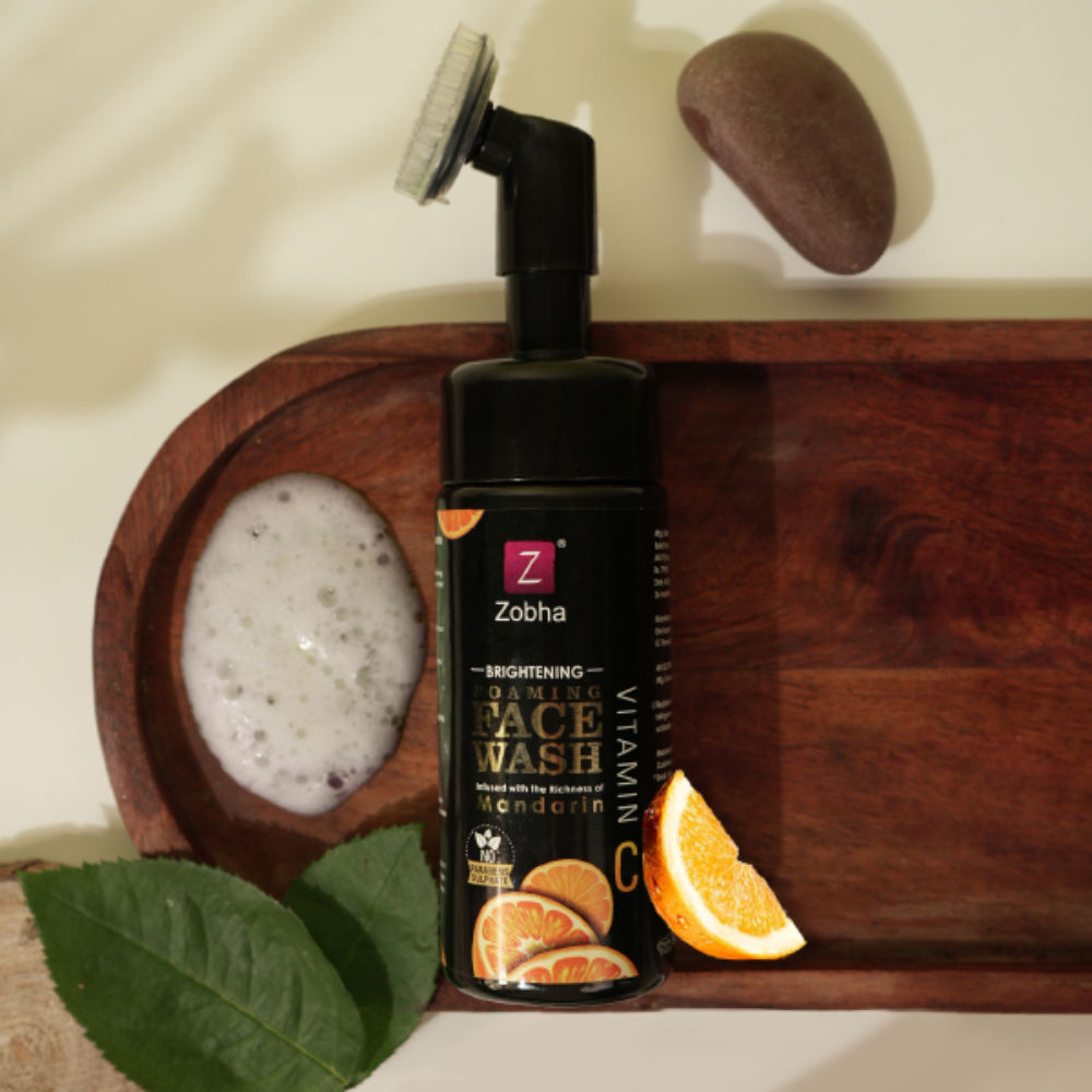 Zobha Vitamin C Foaming Face Wash Infused with Mandarin