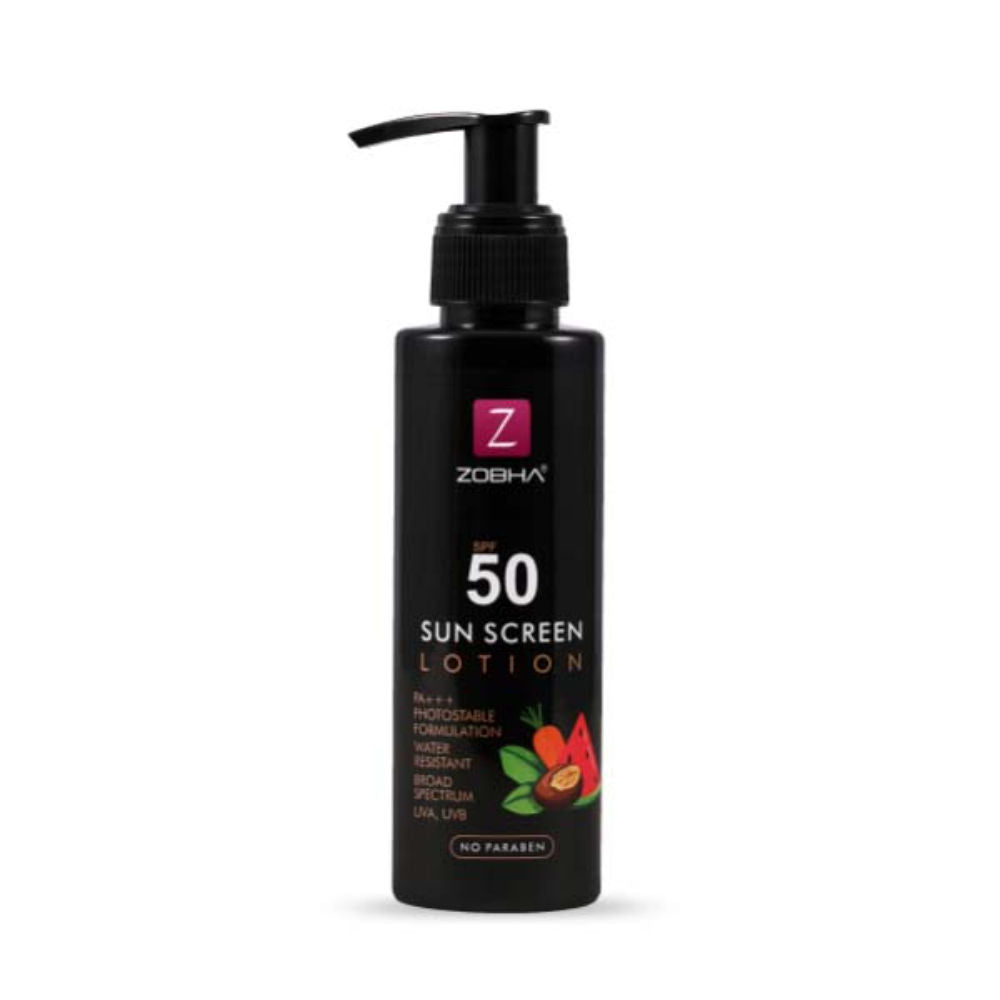 Zobha Sunscreen Lotion Sun Protect Formula SPF 50 Pa+++