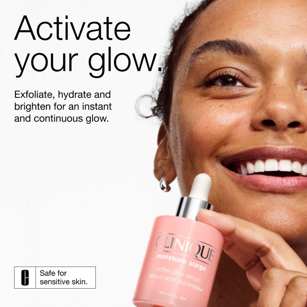 Clinique Moisture Surge Active Glow Serum with Vitamin C, Lactic Acid & Hyaluronic Acid