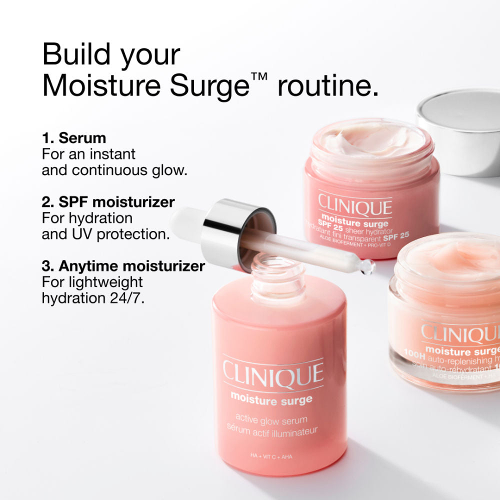 Clinique Moisture Surge Active Glow Serum with Vitamin C, Lactic Acid & Hyaluronic Acid