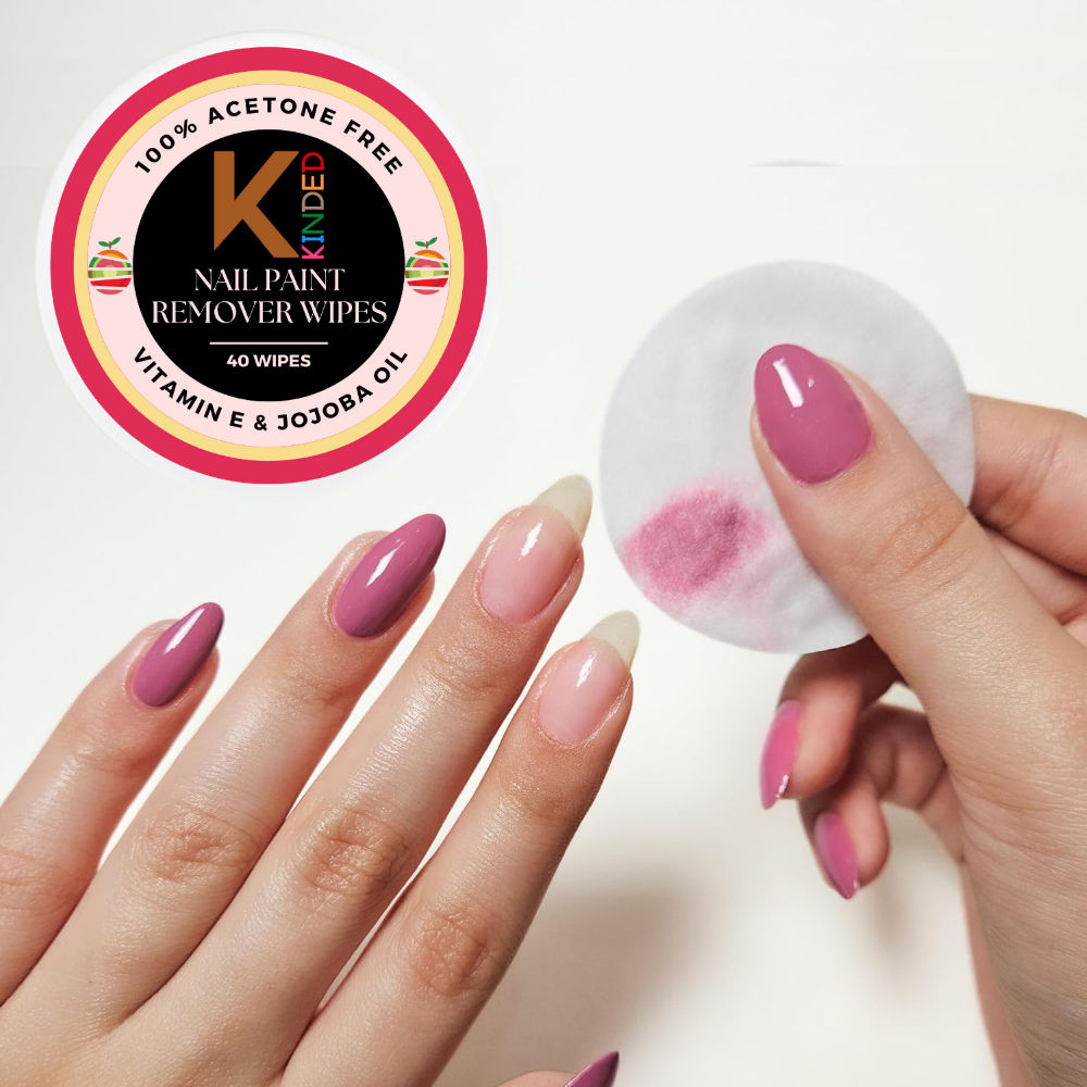 KINDED Nail Paint Polish Lacquer Remover Wipes