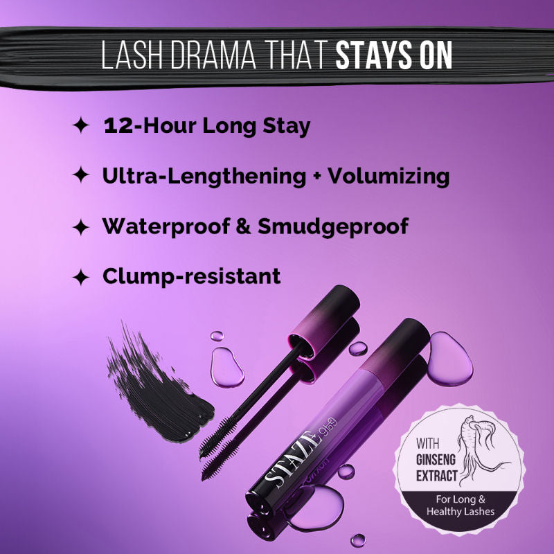 Staze All Eyes On You Volumizing & Lengthening Tubing Mascara