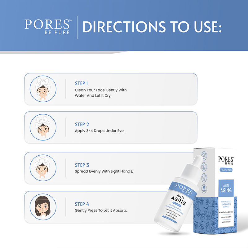 Pores Be Pure Anti Aging Face Serum