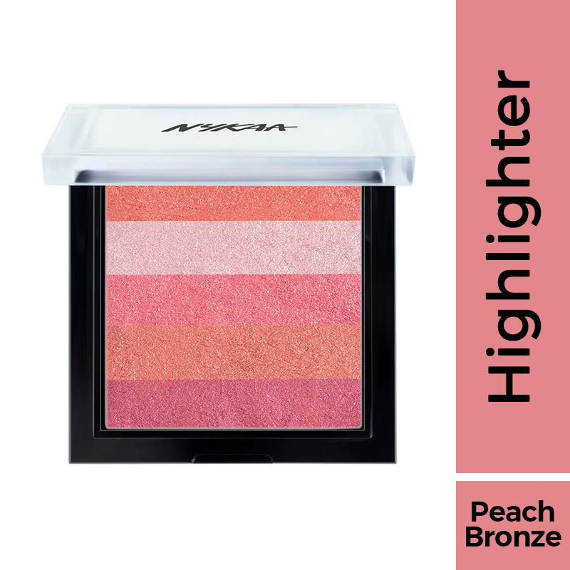 Nykaa Cosmetics Glow Goals! Shimmer Brick Highlighter Palette