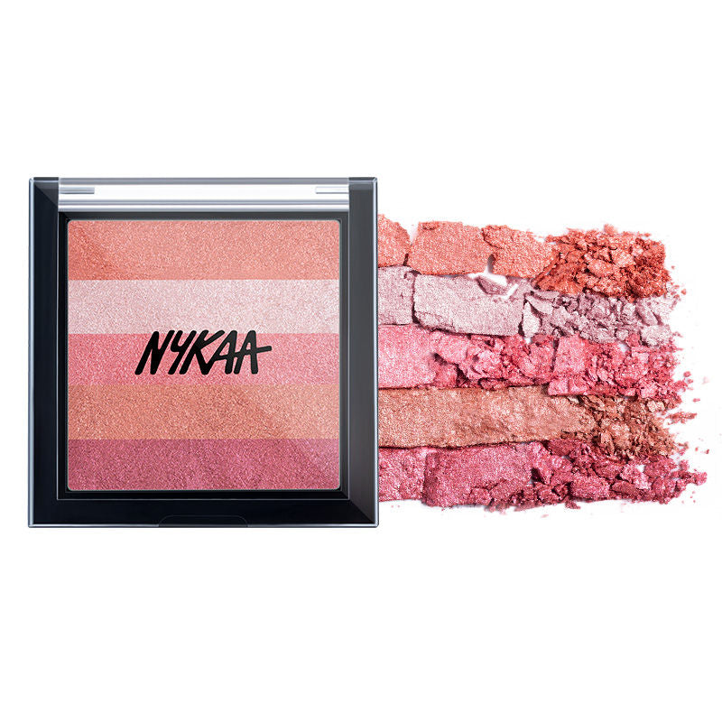 Nykaa Cosmetics Glow Goals! Shimmer Brick Highlighter Palette