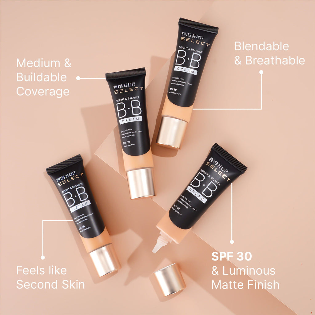 Swiss Beauty Select Bright & Balance BB Cream with Niacinamide