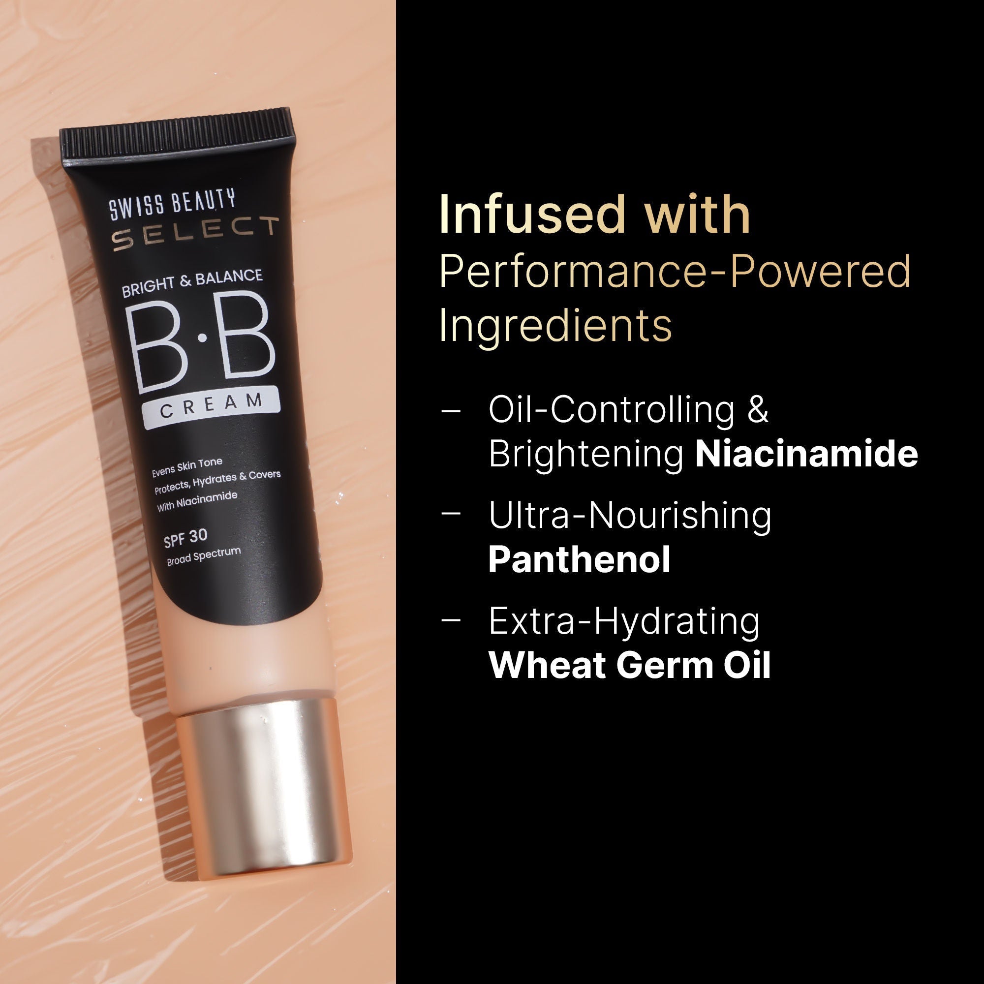 Swiss Beauty Select Bright & Balance BB Cream with Niacinamide