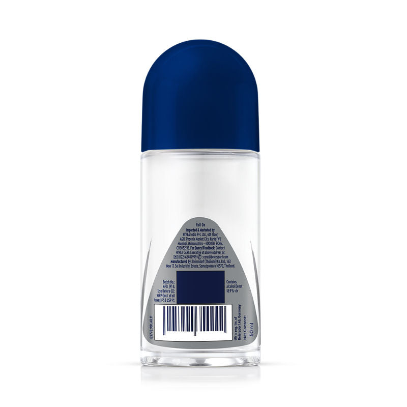 NIVEA Men Deodorant Roll On - Silver Protect - Antibacterial Odour Protection For 72H Freshness