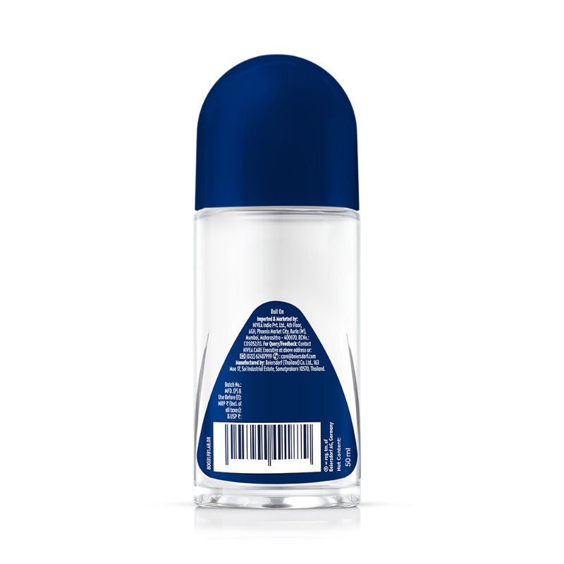 Nivea Men Deodorant Roll On Deep Impact Maxx Tech Freshness Black Carbon 72H Anti Perspirant Freshness