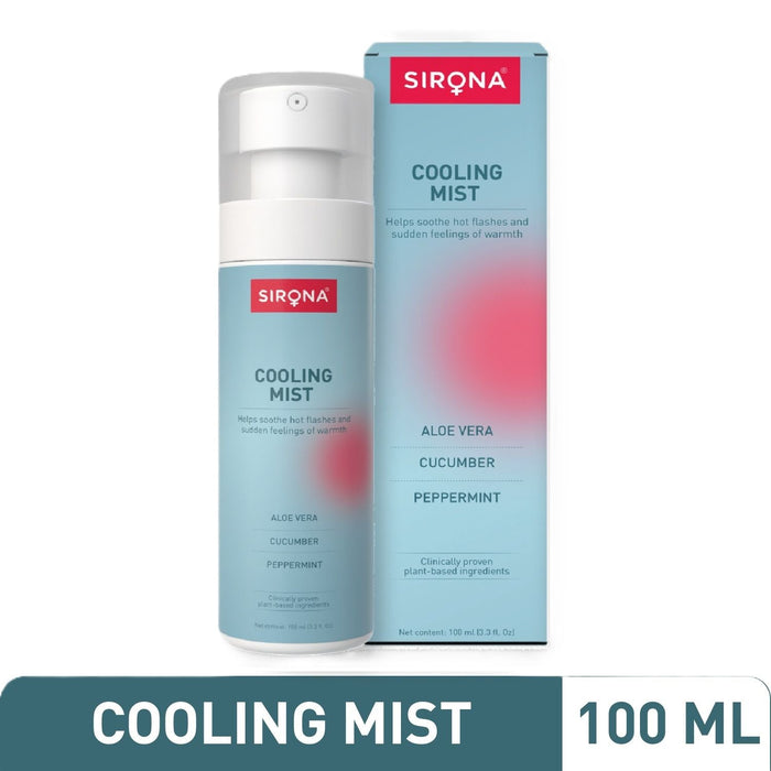 Sirona Natural Menopause Cooling Mist Spray For Instant Relief From Hot Flashes & Night Sweats