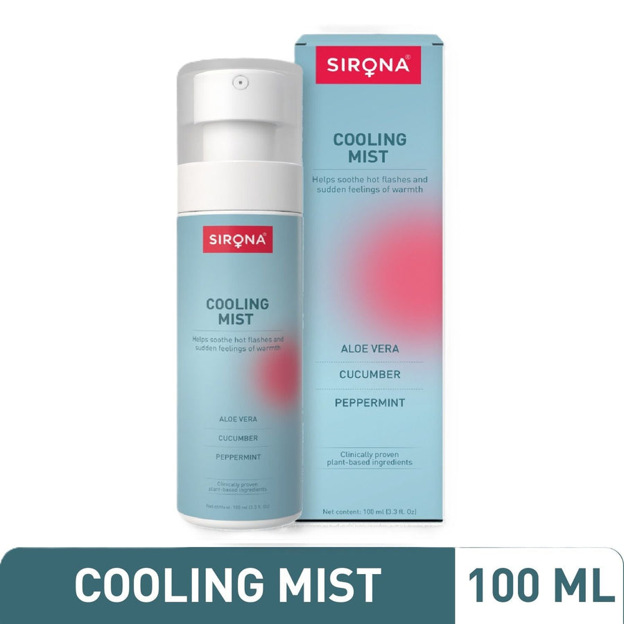 Sirona Natural Menopause Cooling Mist Spray For Instant Relief From Hot Flashes & Night Sweats