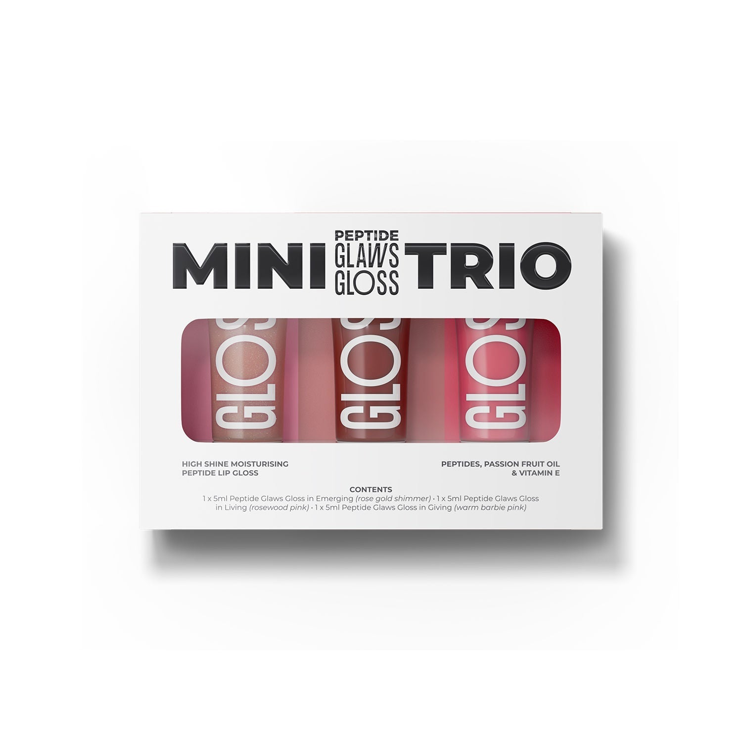 FAE Beauty Trio Mini Peptide Glaws Gloss