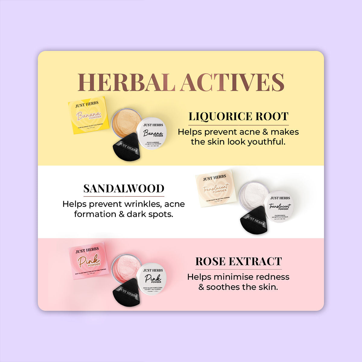 Just Herbs HD Setting Loose Powder