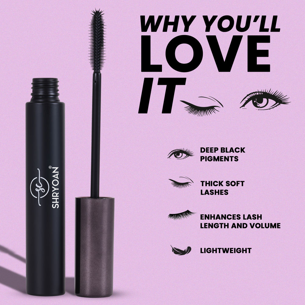 Shryoan Long-Lash Lengthening Mascara - Black