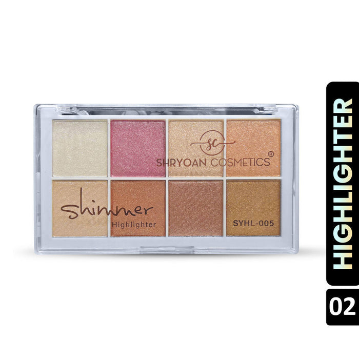 Shryoan Shimmer Highlighter Powder - Multicolored