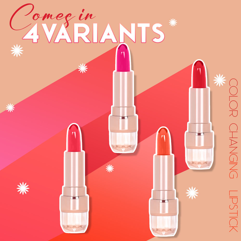 Shryoan Flirt-In Color Change Waterproof Long Lasting Bullet Lipstick