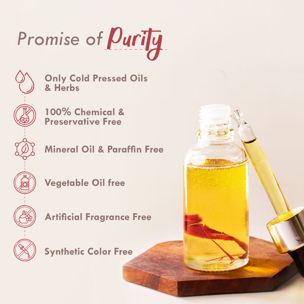 Nat Habit Pure Saffron Tuberose Face Oil For Glowing Skin, Radiance & Glow Facial Oil Mukhalaya