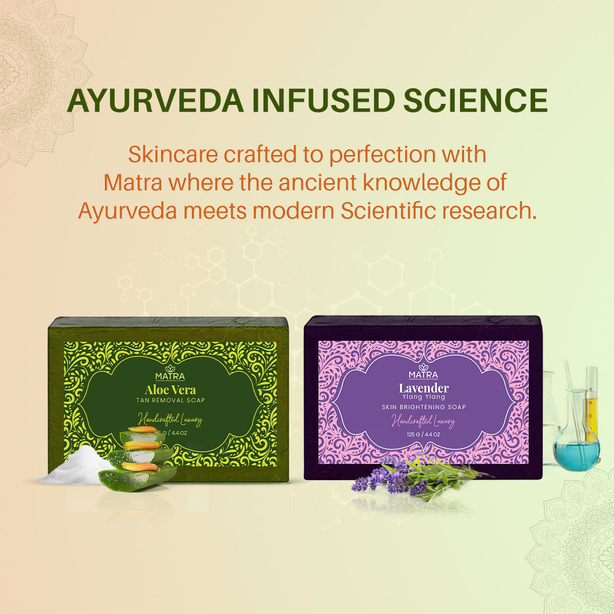 Matra Aloe Vera Natural Hanmade Soap Bathing Bar With Turmeric, Amla And Neem