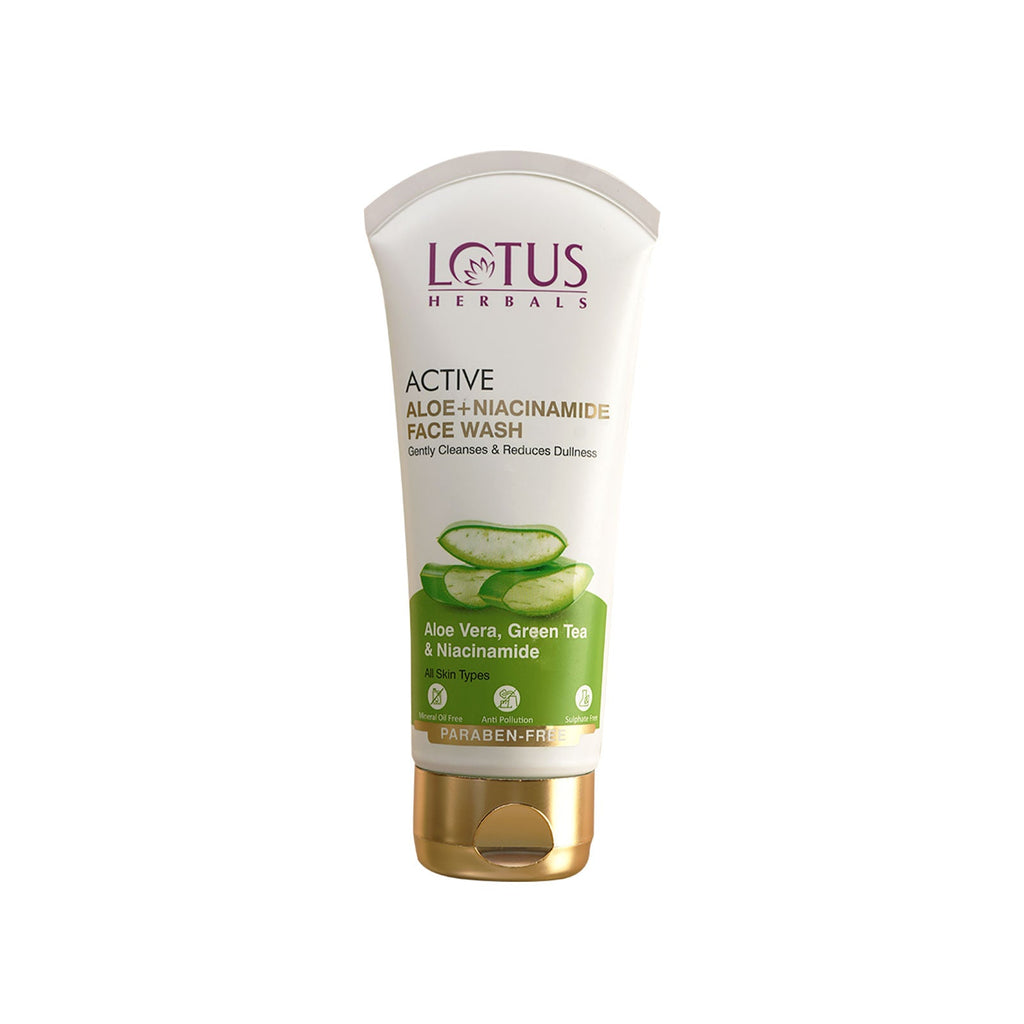 Lotus Herbals Active Aloe + Niacinamide Face Wash