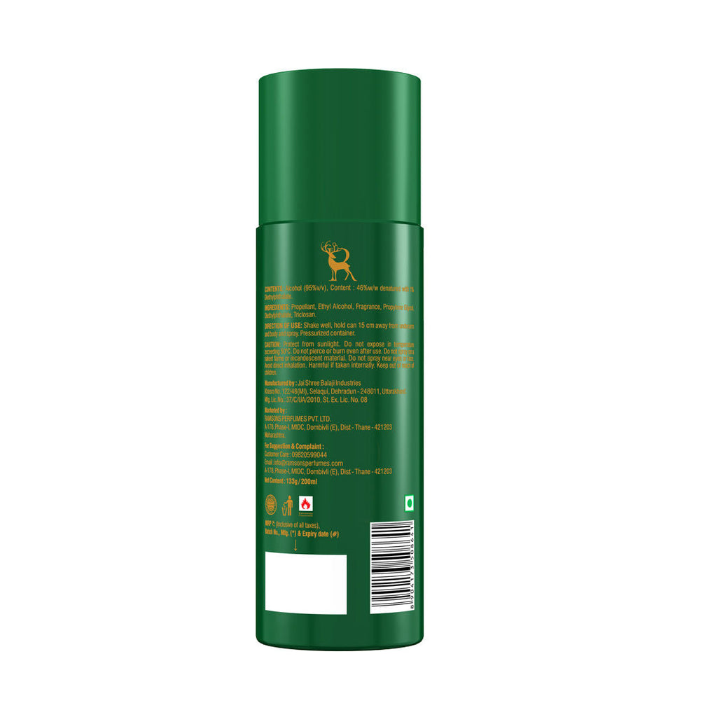 Ramsons Mycastillo Green Sapphire Deodorant Spray
