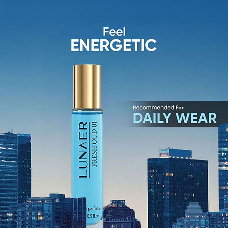 Lunaer Fresh Oud Citrus Woody Perfume With Tobacco & Amber For Men & Women