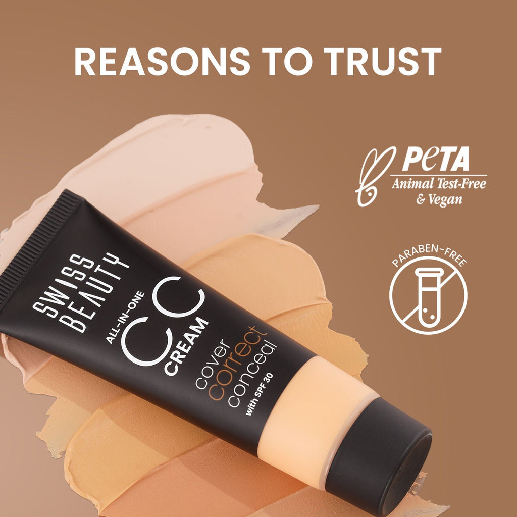 Swiss Beauty All-In-One CC Cream Cover Correct & Conceal