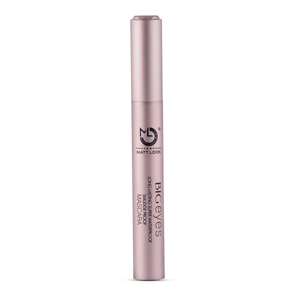 Matt look Big Eyes Long Lasting Super Waterproof Smudge Proof Mascara - Black