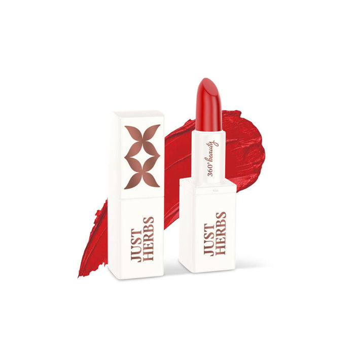Just Herbs Ayurvedic Creamy Matte Lipstick Half Size