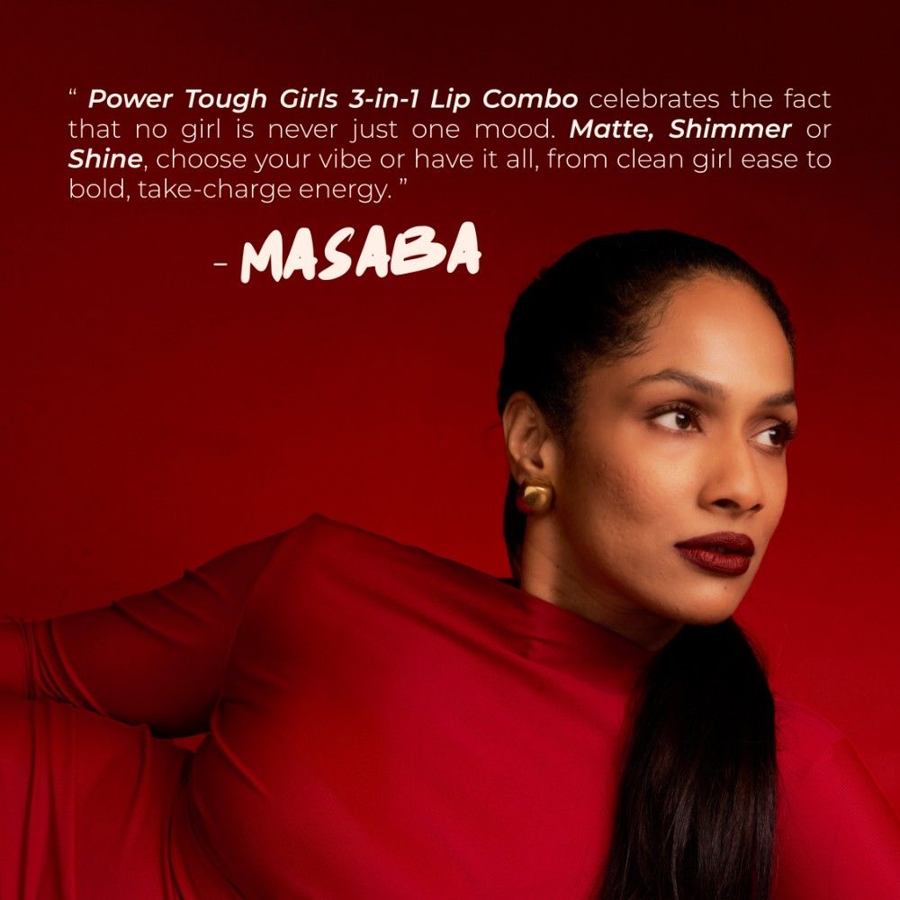 LoveChild Masaba Power Tough Girls 3-In-1 Lip Gloss