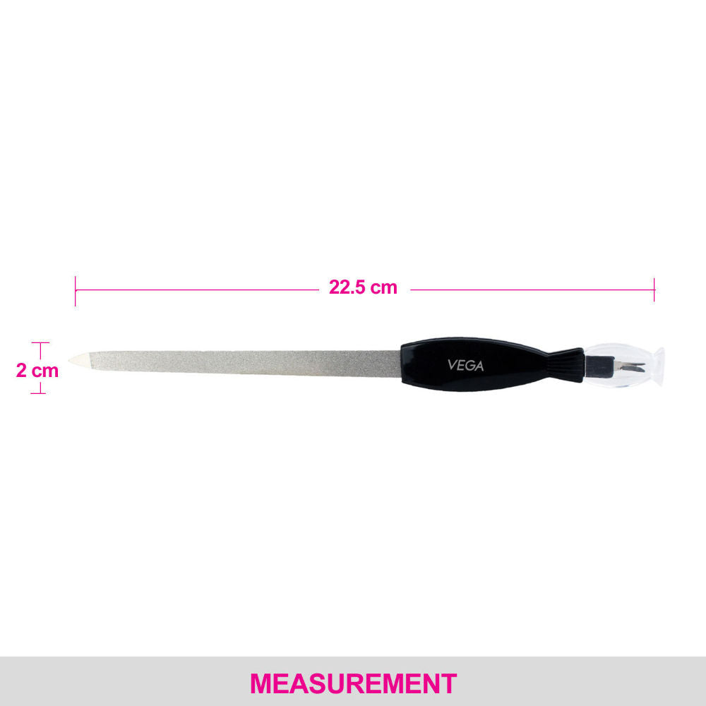 VEGA Nail File With Cuticle Trimmer (NFT-06)