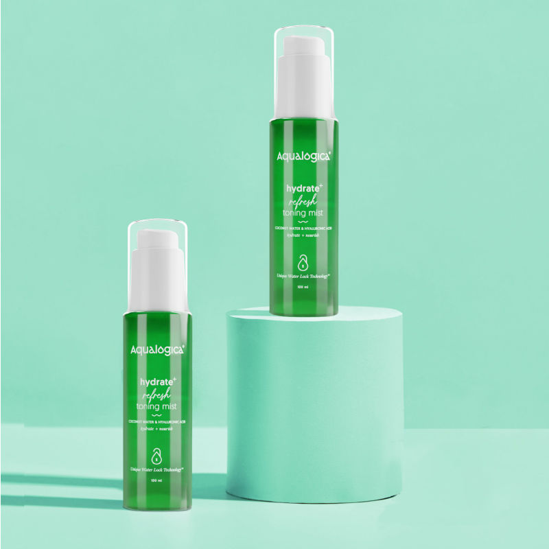Aqualogica Hydrate+ Refresh Toning Mist with Coconut Water and Hyaluronic Acid