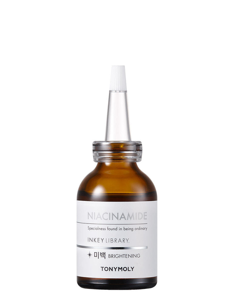 TONYMOLY Korean Inkey Library Niacinamide Ampoule to Brighten Dry, Dehydrated, Dull Skin