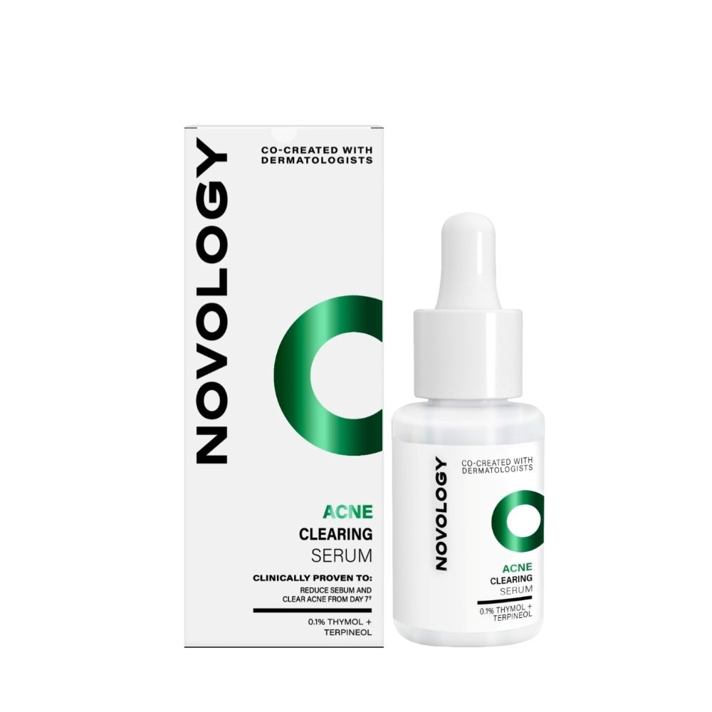 Novology Acne Clearing Serum with Thymol And Terpineol|Non Drying|Non Irritating
