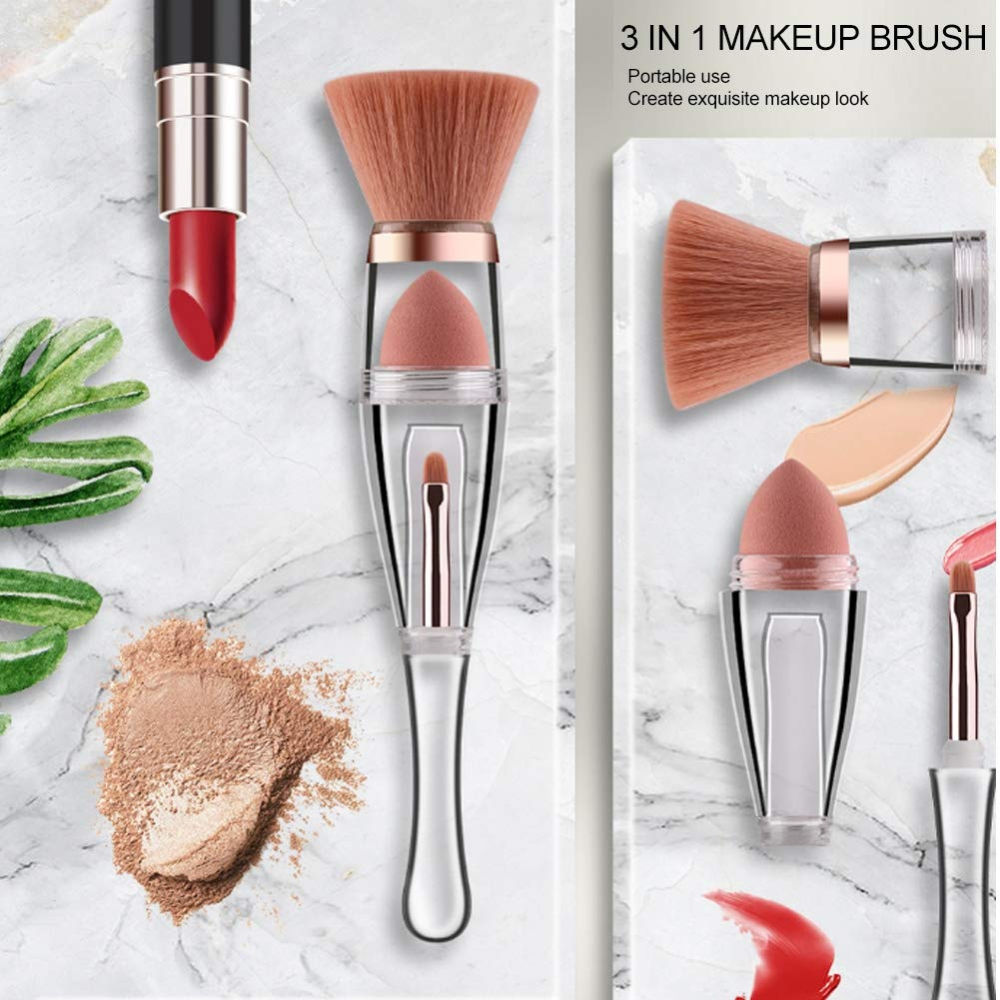 Getmecraft 3 In 1 Makeup Brush