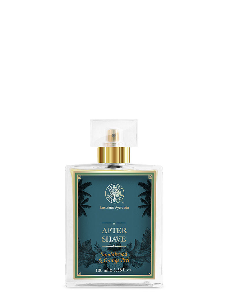 Forest Essentials Aftershave Spray with Sandalwood & Orange Peel - With Aloe Vera For Him