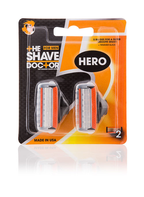 The Shave Doctor Hero Blade - Packs of 2