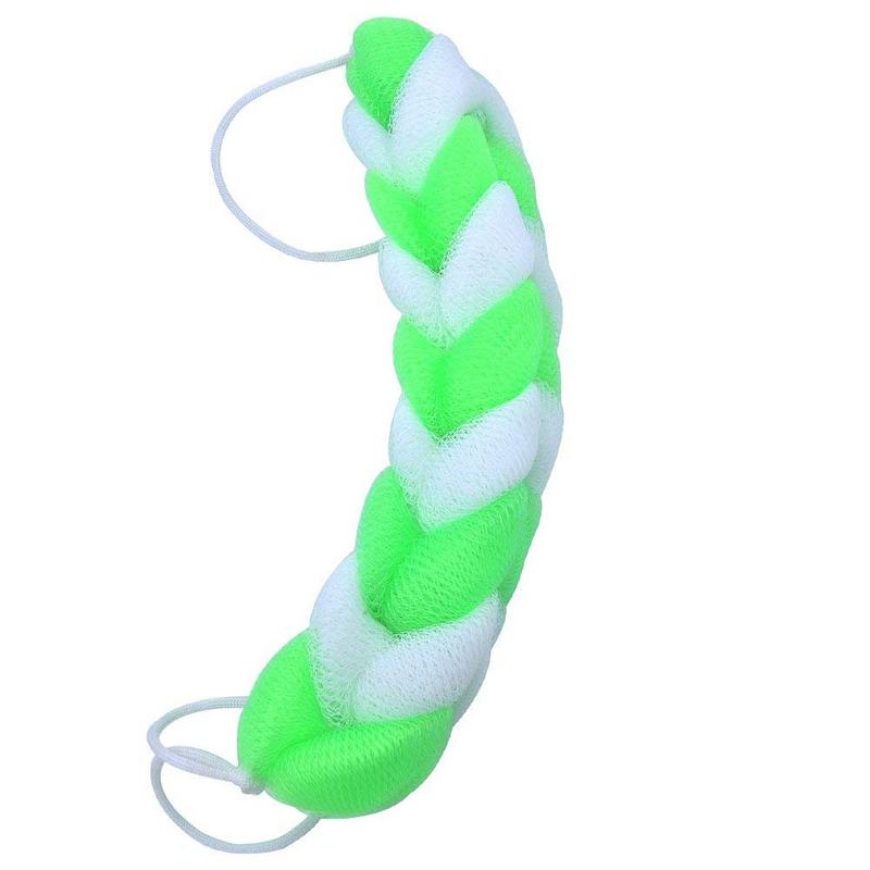 Panache Shower Sponge 9 Knots Rope - Green & White