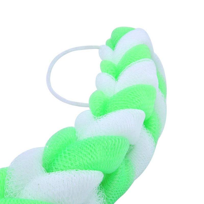 Panache Shower Sponge 9 Knots Rope - Green & White