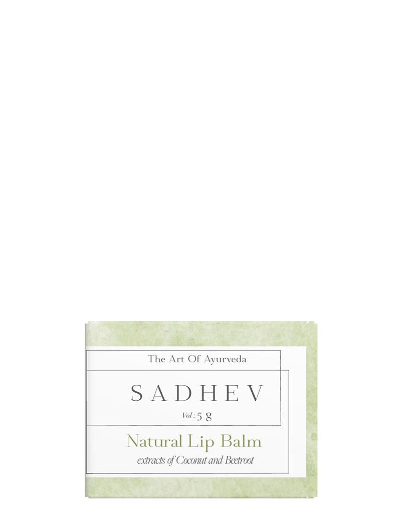 Sadhev Natural Lip Balm - Beetroot & Coconut