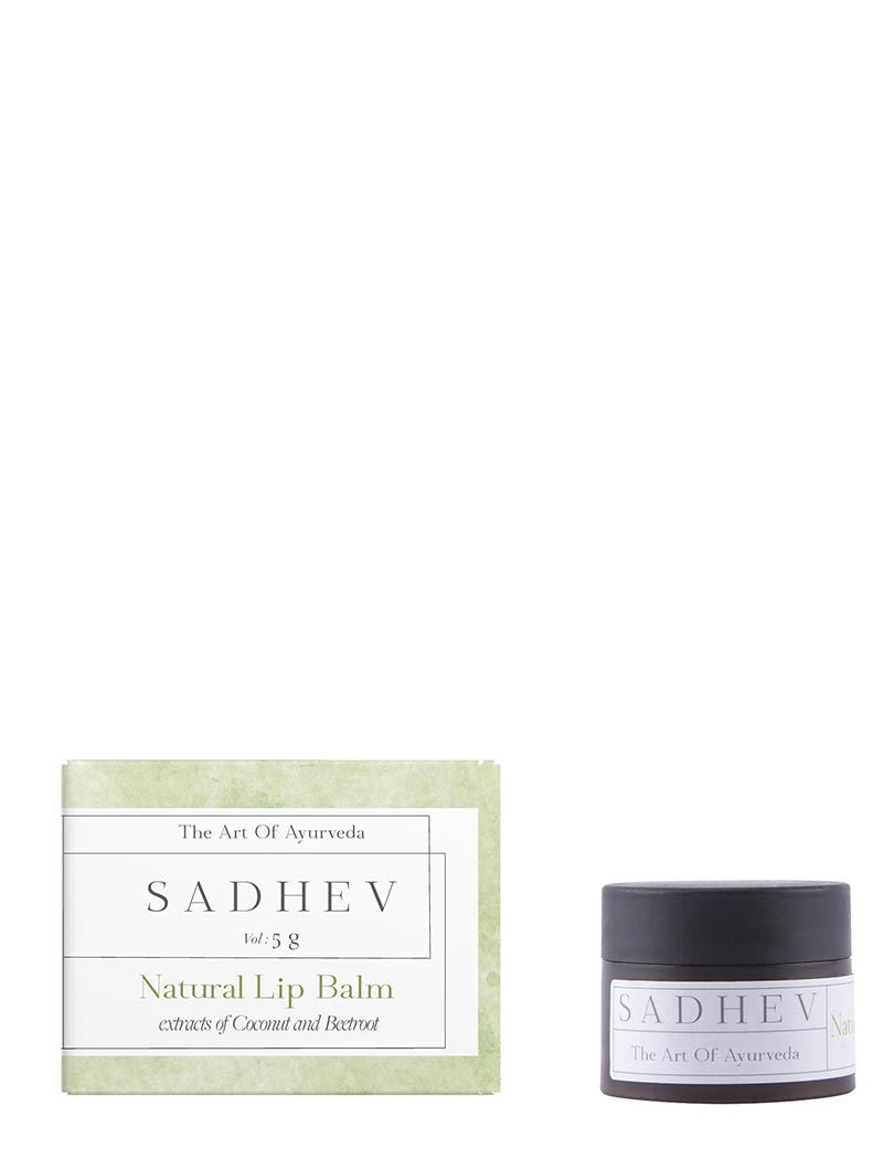 Sadhev Natural Lip Balm - Beetroot & Coconut