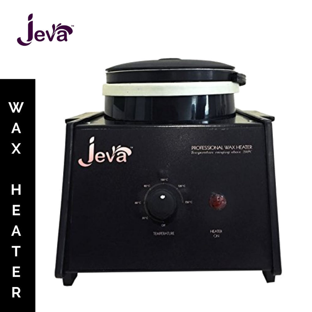 Jeva Single Wax Heater - Black Metal Professional Wax Warmer for Smooth Hair Removal
