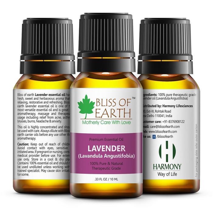 Bliss Of Earth Lavender Premium Essential Oil