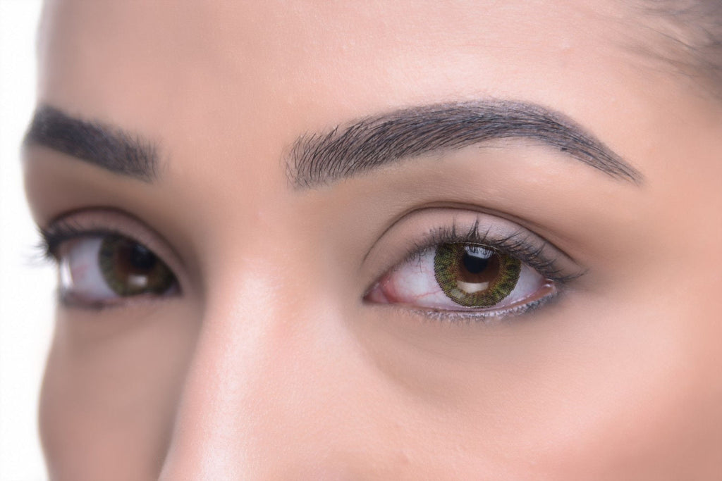 Purecon Natural Eyes Pure Green Yearly Disposable Contact Lenses