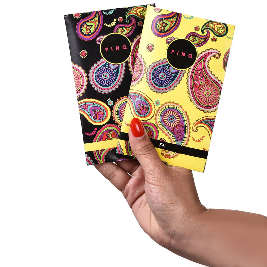 PINQ POLKA Bulk Me Box Sanitary Pads (XL & XXL) Heavy Flow Night Rash Free Wider Back